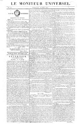 Le moniteur universel Montag 10. Juli 1820