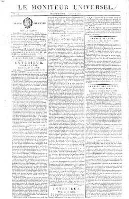 Le moniteur universel Mittwoch 12. Juli 1820