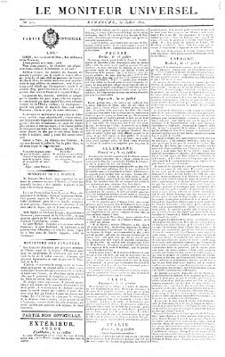 Le moniteur universel Sonntag 30. Juli 1820