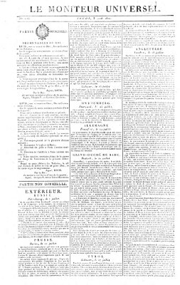 Le moniteur universel Donnerstag 3. August 1820