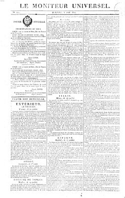 Le moniteur universel Dienstag 8. August 1820