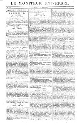 Le moniteur universel Samstag 19. August 1820