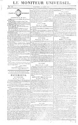 Le moniteur universel Dienstag 22. August 1820