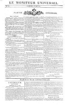 Le moniteur universel Samstag 26. August 1820
