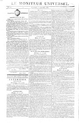 Le moniteur universel Dienstag 5. September 1820