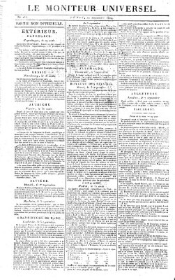 Le moniteur universel Montag 11. September 1820