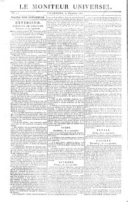 Le moniteur universel Freitag 29. September 1820