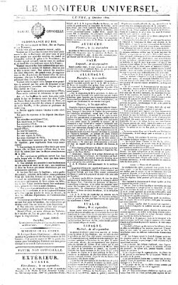 Le moniteur universel Montag 9. Oktober 1820