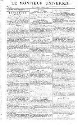 Le moniteur universel Dienstag 17. Oktober 1820