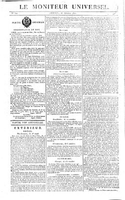 Le moniteur universel Donnerstag 26. Oktober 1820