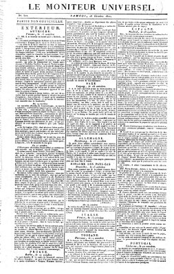 Le moniteur universel Samstag 28. Oktober 1820