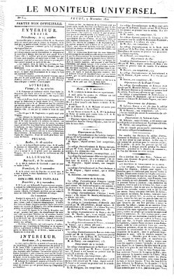 Le moniteur universel Donnerstag 9. November 1820