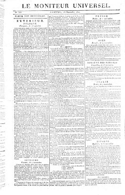 Le moniteur universel Samstag 18. November 1820