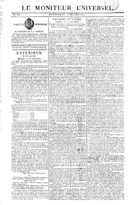 Le moniteur universel Freitag 1. Dezember 1820