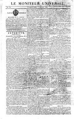 Le moniteur universel Sonntag 3. Dezember 1820