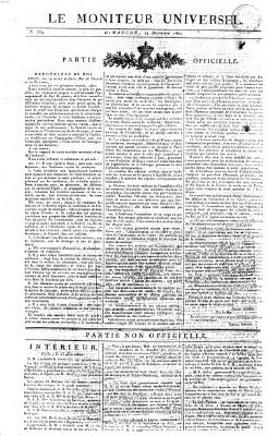 Le moniteur universel Sonntag 24. Dezember 1820