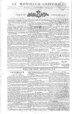 Le moniteur universel Dienstag 26. Dezember 1820