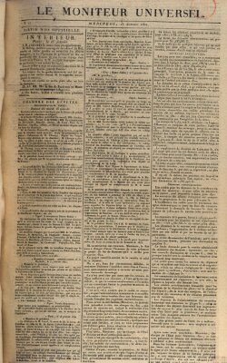 Le moniteur universel Mittwoch 17. Januar 1821