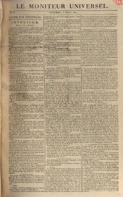 Le moniteur universel Samstag 3. Februar 1821