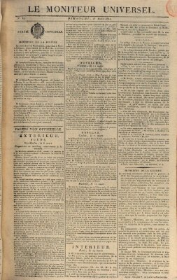 Le moniteur universel Sonntag 25. März 1821