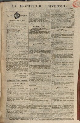 Le moniteur universel Samstag 7. April 1821