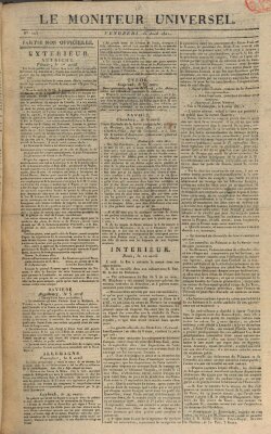 Le moniteur universel Freitag 13. April 1821