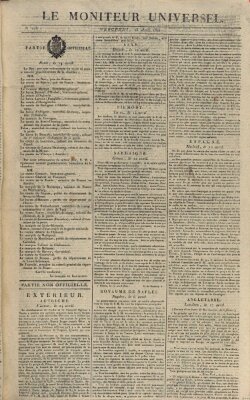 Le moniteur universel Mittwoch 25. April 1821