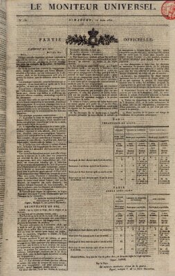 Le moniteur universel Sonntag 10. Juni 1821