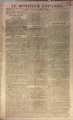 Le moniteur universel Dienstag 1. April 1823