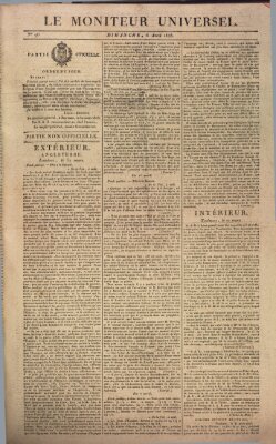 Le moniteur universel Sonntag 6. April 1823