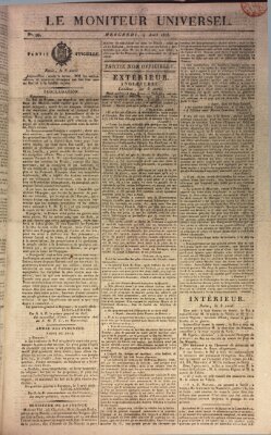 Le moniteur universel Mittwoch 9. April 1823