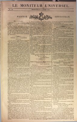 Le moniteur universel Samstag 9. Juli 1825