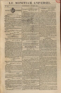 Le moniteur universel Montag 18. Juli 1825