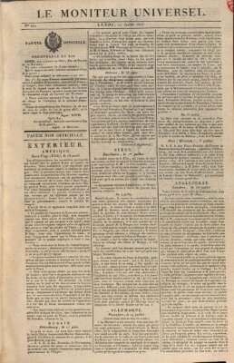 Le moniteur universel Donnerstag 21. Juli 1825