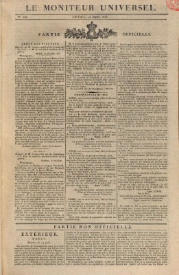 Le moniteur universel Sonntag 24. Juli 1825