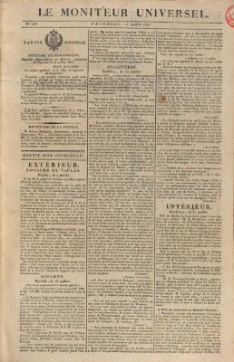 Le moniteur universel Montag 25. Juli 1825