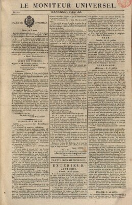 Le moniteur universel Samstag 6. August 1825