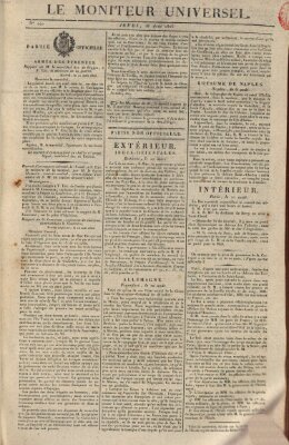 Le moniteur universel Sonntag 28. August 1825