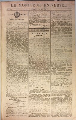 Le moniteur universel Dienstag 30. August 1825