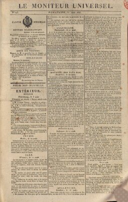 Le moniteur universel Mittwoch 31. August 1825