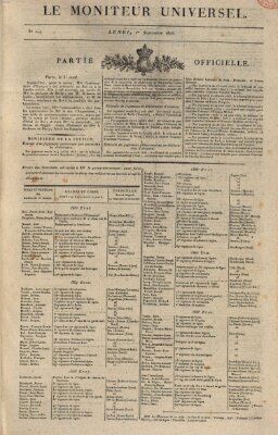 Le moniteur universel Donnerstag 1. September 1825