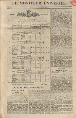 Le moniteur universel Freitag 2. September 1825