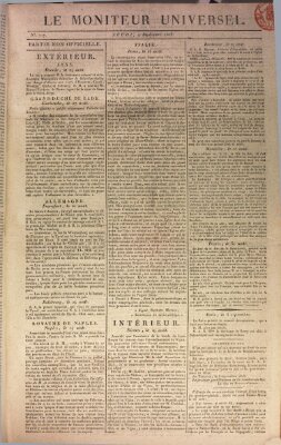 Le moniteur universel Sonntag 4. September 1825