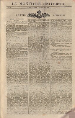 Le moniteur universel Montag 12. September 1825