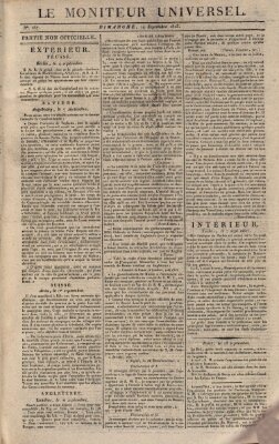 Le moniteur universel Mittwoch 14. September 1825