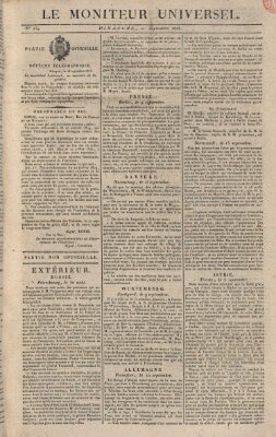 Le moniteur universel Mittwoch 21. September 1825