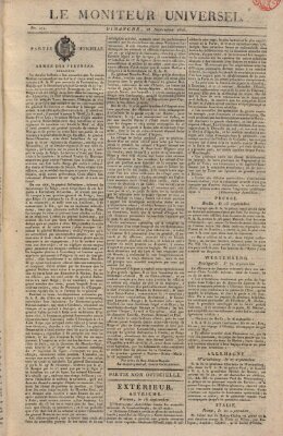 Le moniteur universel Mittwoch 28. September 1825