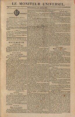 Le moniteur universel Samstag 1. Oktober 1825