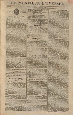 Le moniteur universel Mittwoch 5. Oktober 1825