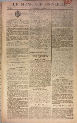 Le moniteur universel Samstag 8. Oktober 1825